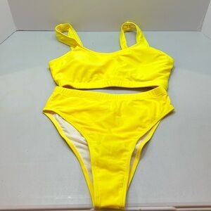 Yellow Matching Bikini Set